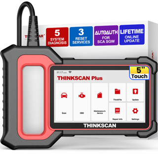 Thinkcar Thinkscan Plus S4 OBD2 เครื่องสแกนเนอร์อัตโนมัติ ECM TCM ABS SRS BCM ระบบ ABS SRS DPF ฟังก์ชั่นรีเซ็ต เครื่องมือวิเคราะห์รถยนต์