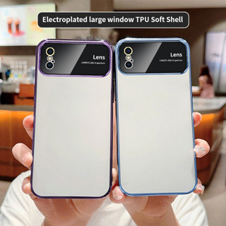 เคสโทรศัพท์มือถือแบบนิ่ม TPU ใส กันรอยเลนส์กล้อง สําหรับ iPhone 6 6S 7 8 Plus X XS Max XR