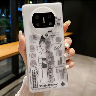 เคสโทรศัพท์มือถือ PC ฝ้า ลายการ์ตูน สําหรับ HuaWei Mate X3