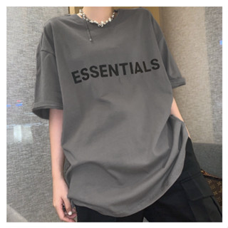 ขายดี เสื้อยืดแขนสั้น พิมพ์ลาย FEAR OF GOD ESSENTIALS สําหรับผู้ชาย และผู้หญิง