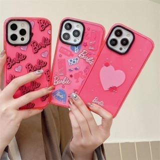 เคสโทรศัพท์มือถือ TPU ลายบาร์บี้ สําหรับ iPhone 14 13 12 11 Pro Max XR X XS Max 7 8 Plus