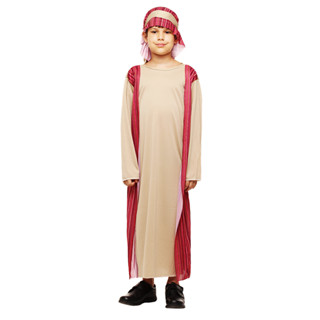 Saudi Arab Boys เสื้อคลุมเด็ก Abaya Kaftan Prayer Islam เสื้อผ้าแขนยาว Thobe Middle East Teenage Dress Dubai เครื่องแต่งกาย