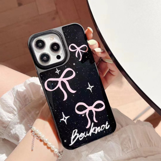 เคสโทรศัพท์มือถือ ลายผู้หญิงน่ารัก สีดํา สําหรับ iPhone 11 12 12pro 12promax 13 13pro 13promax 14 14pro 14promax