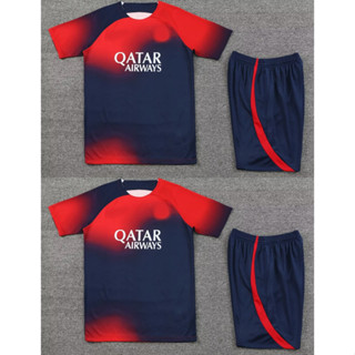 ชุดฝึกซ้อม 2023/24 Paris Saint Germain สีแดง สีดํา สําหรับผู้ชาย