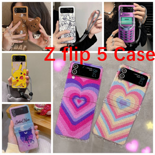 เคสมือถือ ลายการ์ตูนปิกาจูน่ารัก กันตก สําหรับ Samsung Galaxy Z Flip 5 Z-Flip5 Z Flip-5