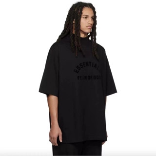 ใหม่ เสื้อยืดแขนสั้น พิมพ์ลาย FEAR OF GOD ESSENTIALS Season 9 แฟชั่น 2023