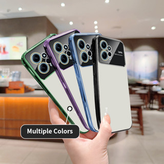 เคสโทรศัพท์ซิลิโคนใส แบบนิ่ม ป้องกันเลนส์ สําหรับ Xiaomi Redmi 12 Note12 4G 5G Note12s 12 Pro +