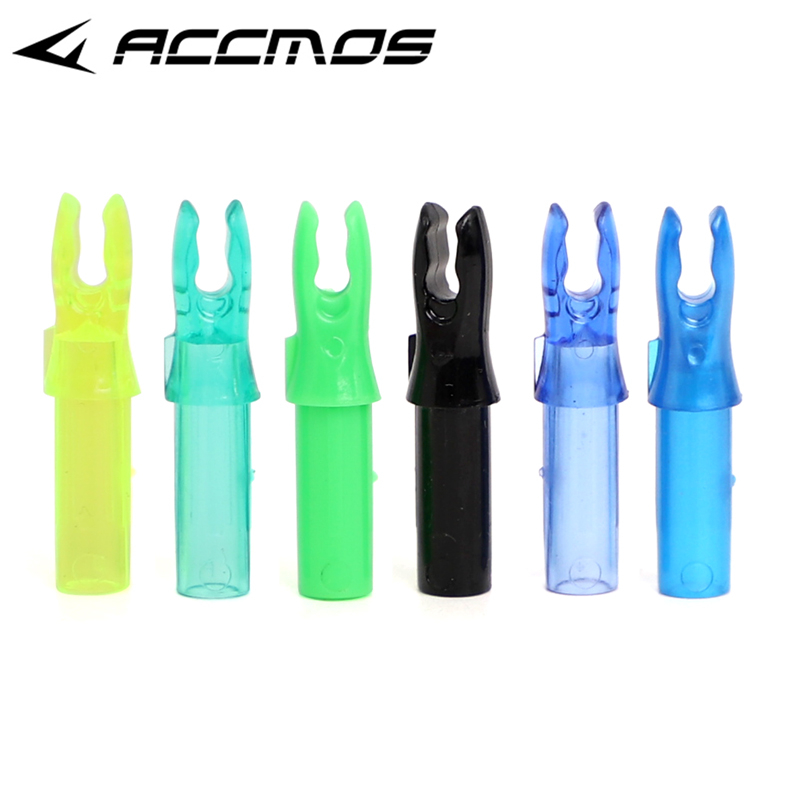 20/60pcs คุณภาพ ID 6.2 มม. Arrow Nocks ภายในสําหรับคาร์บอนไฟเบอร์กลาส Arrow Shaft DIY ยิงธนูอุปกรณ์เสริม