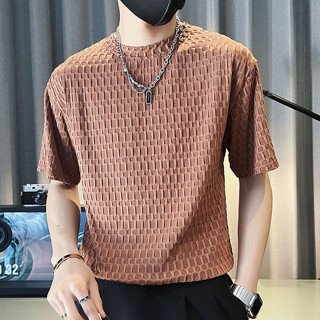 เสื้อยืดแขนสั้น แบบเข้ารูป แฟชั่นฤดูร้อน ระดับไฮเอนด์ [040]