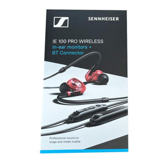 Sennheiser IE 100 PRO หูฟังไร้สาย (สีแดง) - มอนิเตอร์อินเอียร์ + ตัวเชื่อมต่อ BT