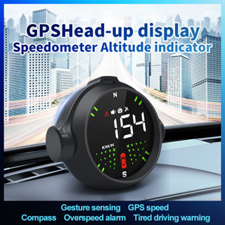 M10 เครื่องวัดความเร็ว GPS แสดงผล HUD ทั่วไป สําหรับรถยนต์ทุกรุ่น