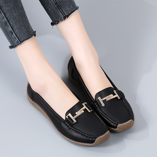 Size35~41  รองเท้าโลฟเฟอร์หนังผู้หญิง