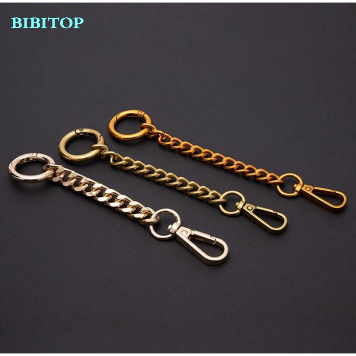 BIBITOP สายโซ่สั้น เรียบง่าย แฟชั่น สําหรับตกแต่งกระเป๋า