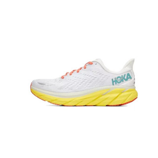 รองเท้าผ้าใบ HOKA ONE ONE Clifton 8 สีขาว สีเหลือง สําหรับผู้ชาย และผู้หญิง