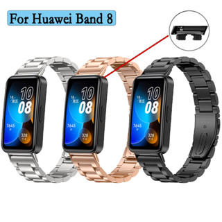 สายนาฬิกาข้อมือ สายสแตนเลส สวมใส่สบาย สไตล์นักธุรกิจ สําหรับ Huawei Band 8