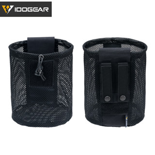 Idogear กระเป๋าตาข่าย ลายพราง แบบม้วน พับได้ สําหรับใส่อุปกรณ์รีไซเคิล 3595