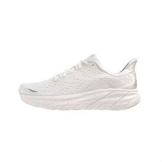 Hoka ONE ONE Clifton 8 รองเท้าผ้าใบ รองเท้าวิ่งจ๊อกกิ้ง น้ําหนักเบา สีขาว สําหรับผู้ชายและผู้หญิง