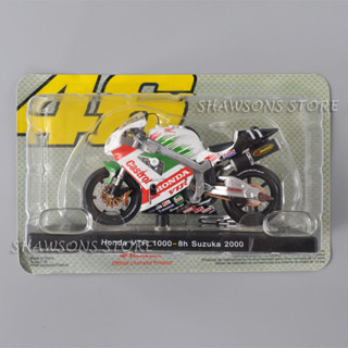 โมเดลรถจักรยานยนต์ สเกล 1:18 Diecast Honda VTR 1000-8h Replica Valentino Rossi 46 ของสะสม