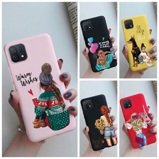 เคสโทรศัพท์ ซิลิโคนนิ่ม ลายเด็กผู้หญิงสวย แฟชั่น สําหรับ OPPO A16K A16E