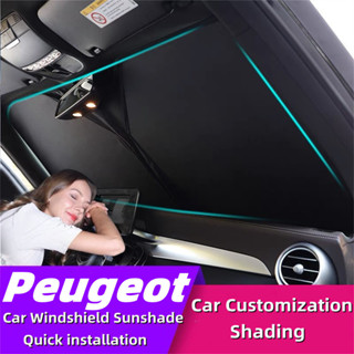 ม่านบังแดดกระจกหน้ารถยนต์ อุปกรณ์เสริม สําหรับ Peugeot 5008 208