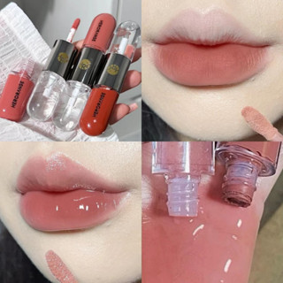 Herorange Double Touch ลิปสติกเนื้อแมทติดทนนาน Italy KIKO Same Lip Gloss ลิปสติก ลิปกลอส 6 มล