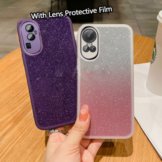 เคสโทรศัพท์ซิลิโคน TPU แบบนิ่ม ลายกากเพชร สําหรับ OPPO Reno 10 Pro Plus 5G 2023 Reno10 10Pro 10Pro+ Reno10Pro