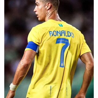 เสื้อกีฬาแขนสั้น ลายทีมชาติฟุตบอล RONALDO 23 24 ชุดเหย้า คุณภาพสูง