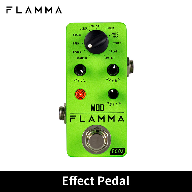 FLAMMA FC05 Modulation Multi Effects เหยียบ Mod กีตาร์ 11 โหมด Chorus Flanger Phaser Tremolo Auto Wah