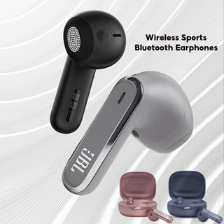 หูฟังบลูทูธไร้สาย 5.3 TWS JBL LIVE FLEX เสียงเบสลึก กันน้ํา พร้อมเคสชาร์จ สําหรับเล่นกีฬา