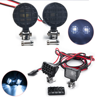 ไฟหน้ารถบังคับ LED อะไหล่อัพเกรด สําหรับรถไต่หินบังคับ 1/10 TRX4 TRX6 Axial SCX10