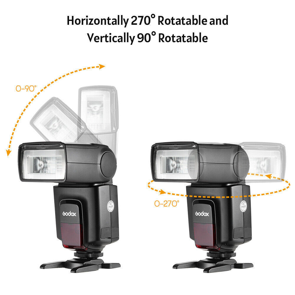 Godox TT520II แฟลชกล้องไร้สาย HSS Speedlite สําหรับ Canon Nikon Fujifilm Olympus