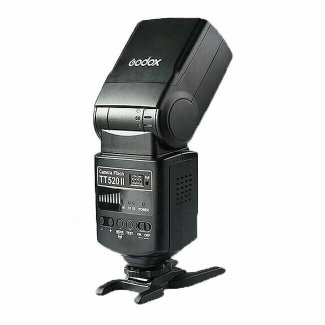 Godox TT520II แฟลชกล้องไร้สาย HSS Speedlite สําหรับ Canon Nikon Fujifilm Olympus
