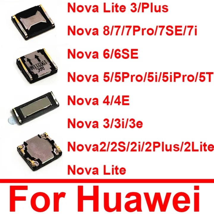 อะไหล่ลําโพงหูฟัง สําหรับ Huawei Nova 8 7 6 5 5i 4 3 Pro 2 Lite Plus 2017 Nova 2S 2i 3i 3e 5T 7se 6se 7i