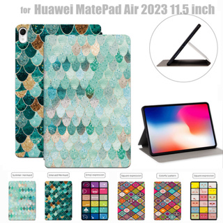 Huawei MatePad Air 2023 DBY2-AL00 W00 11.5 inch Tablet Fancy Lattice Series Case - High Quality Protective Cover with Stand