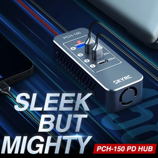 Skyrc PCH-150 พาวเวอร์ และฮับชาร์จ 158W 4 พอร์ต พร้อมพอร์ต USB-C 3 พอร์ต และพอร์ต USB-A 1 พอร์ต