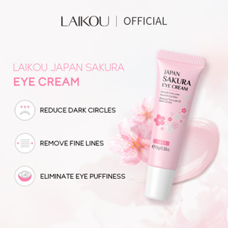 LAIKOU Sakura Eye Cream Remove Dark Circle Reduce Eye Bags Cherry blossoms 15g.