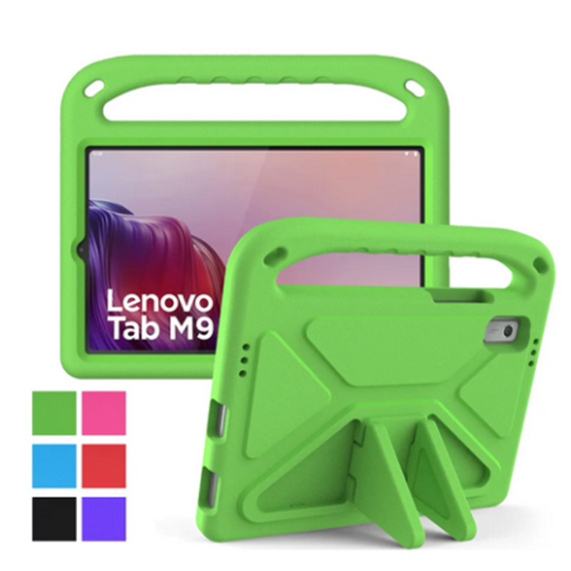 For Lenovo Tab M9 9.0 inch TB310FU TB-310XU TB310XC TB-310 Case Shockproof Kids Safe EVA Foam Handle Stand Tablet Cover Casing TabM9 (HD) WiFi