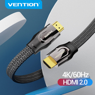 Vention สายเคเบิล HDMI ตัวผู้ 2.0 4k 3D HD สําหรับ TV LCD แล็ปท็อป โปรเจคเตอร์ คอมพิวเตอร์