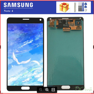 อะไหล่หน้าจอสัมผัสดิจิทัล LCD Note 4 แบบเปลี่ยน สําหรับ Samsung Galaxy Note 4 N910C N910A N910F Note4