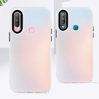 เคสโทรศัพท์มือถืออะคริลิคใส ไล่โทนสี หลากสี สําหรับ Vivo Y17 Y15 Y12 Y12i Y11 U10 1901 1902 1906 1904 1940 1916