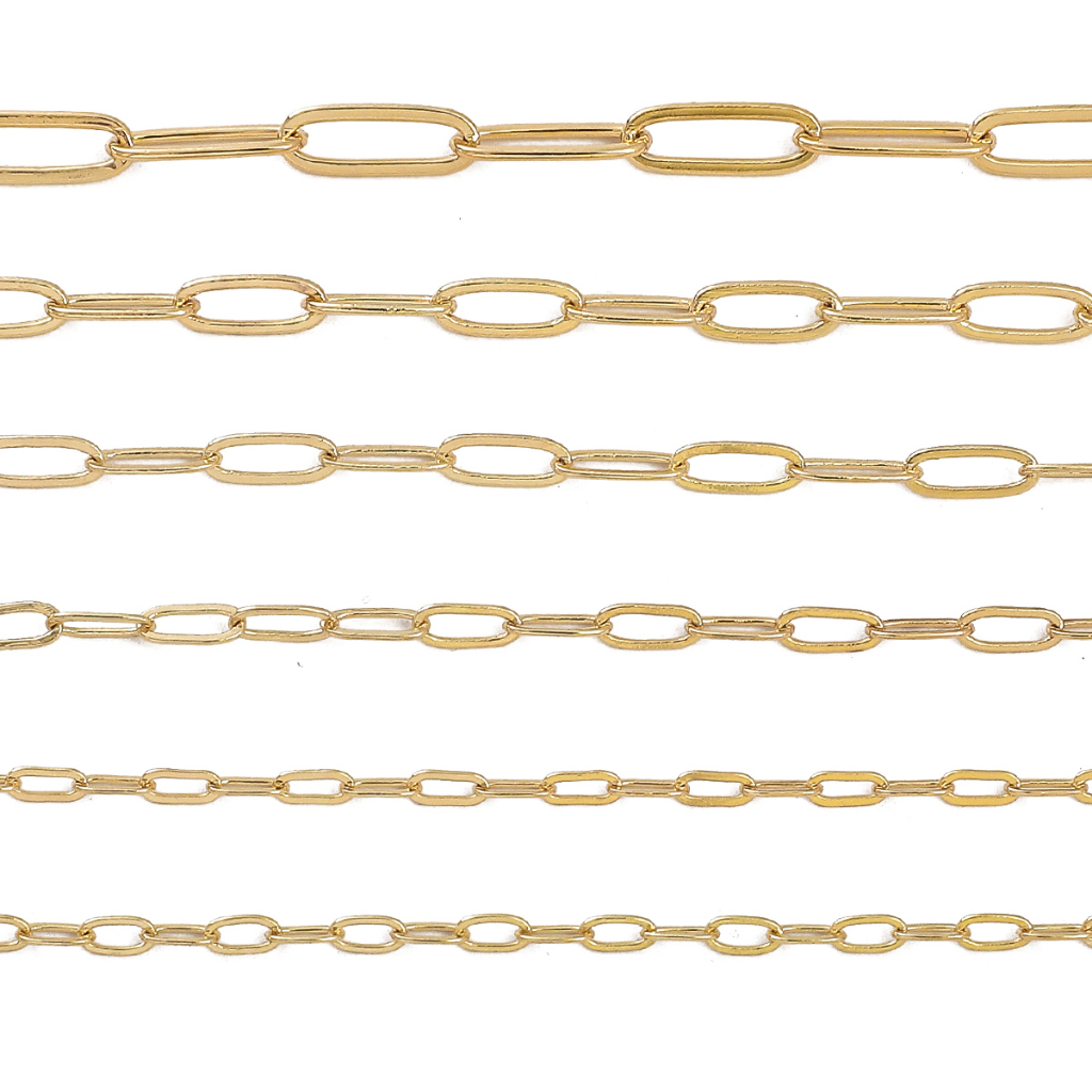 สายโซ่ ชุบทอง 14K ทรงสี่เหลี่ยม สําหรับทําเครื่องประดับ สร้อยคอ สร้อยข้อมือ DIY - รูปที่ 2