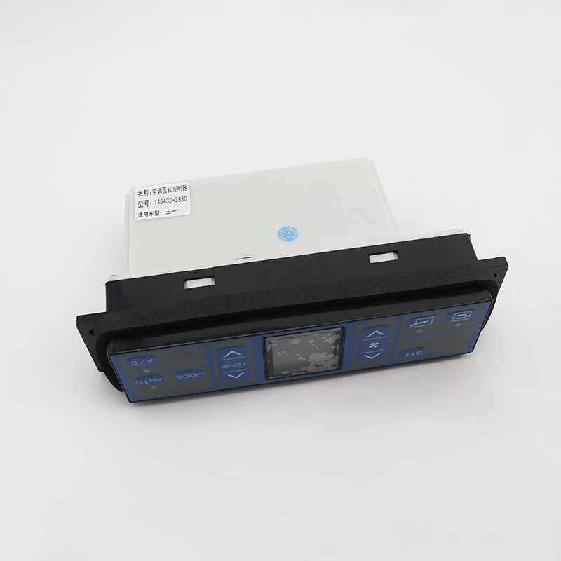 Sany ชิ้นส่วนรถขุด ตัวควบคุมเครื่องปรับอากาศ SY215C SY135C SY215C-10 ตัวควบคุมแผงสวิตช์แอร์คอน