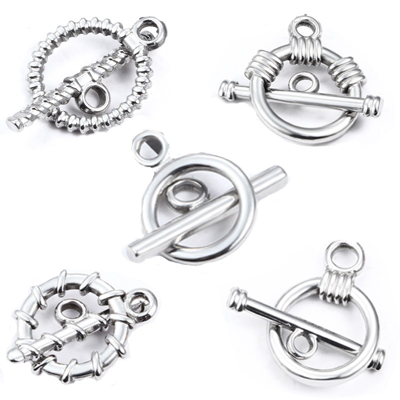 1เซ็ต5สไตล์ที่มีคุณภาพสูงสแตนเลสOT Claspspsตัวเชื่อมต่อสําหรับ ทําเอง สร้อยข้อมือสร้อยคอผลการค้นหาเค