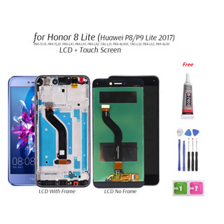 หน้าจอสัมผัส LCD พร้อมกรอบ สําหรับ Honor 8 Lite P8 Lite 2017 P9 Lite 2017