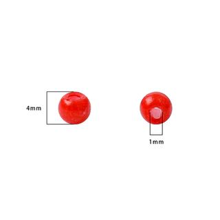 ลูกปัดแก้ว ลูกปัดเมล็ด 4mm สีต่างๆ 155 ชิ้น/แพ็ค สำหรับ DIY งานเครื่องประดับทำสร้อยข้อมือและสร้อยคอ