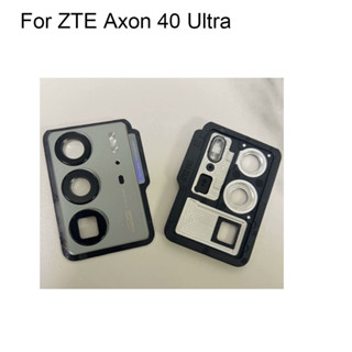 เลนส์กระจกกล้องด้านหลัง และฝาครอบกล้อง ทรงกลม สําหรับ ZTE Axon 40 Ultra ZTE Axon40 Ultra