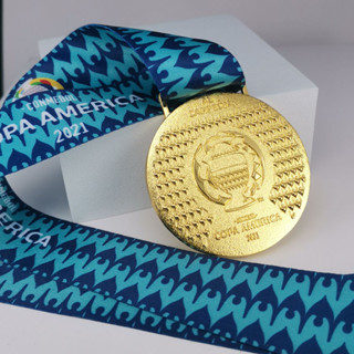 ของที่ระลึก ของสะสมฟุตบอล Copa America Medal Messi Argentina Champion Fan 2021