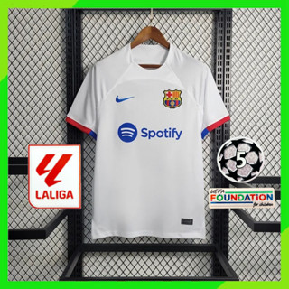 เสื้อกีฬาแขนสั้น ลายทีมชาติไทย Chile 23 24 Barcelona Away 1 คุณภาพสูง สําหรับผู้ชาย TC1951