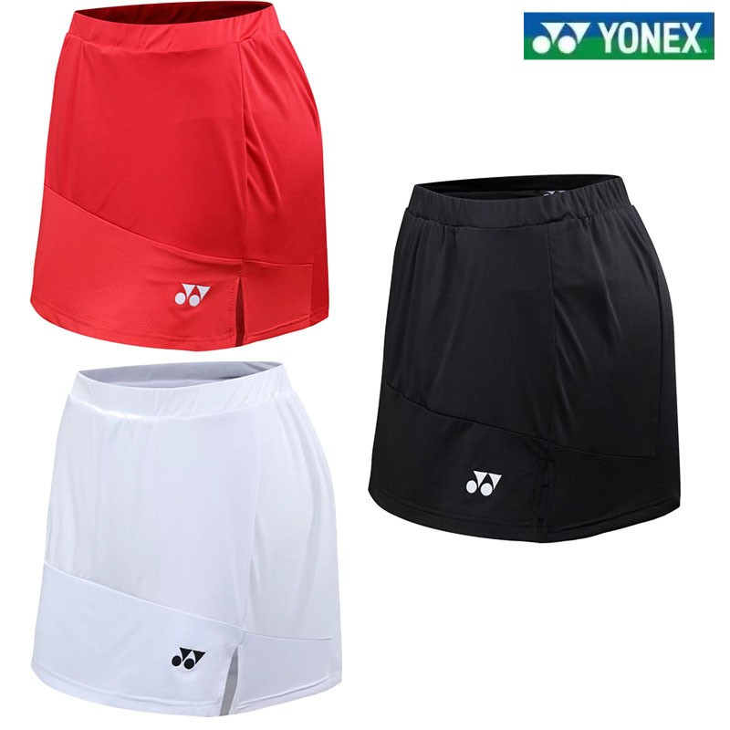 New Yonex กระโปรงแบดมินตัน จากเกาหลีใต้ ผู้หญิง สวมใส่กับกางเกงนิรภัย กระโปรงเทนนิส สําหรับการฝึกเด็ก กระโปรงแข่งขัน กระโปรงสั้น ระบายอากาศ แห้งเร็ว