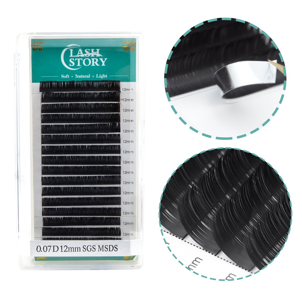 Lashstory ขนตาปลอม 16 แถว เนื้อแมตต์ นุ่ม และเป็นธรรมชาติ พรีเมี่ยม